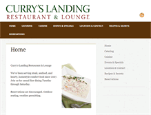 Tablet Screenshot of curryslanding.com